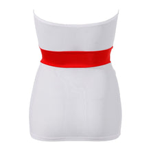 Lade das Bild in den Galerie-Viewer, Weißes Straps-Kleid S-XL im Krankenschwester-Look &quot;Maureen&quot;
