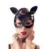 Bad Kitty Katzen-Maske mit Strass schwarz