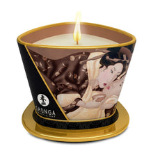 Lade das Bild in den Galerie-Viewer, Massage-Kerze mit Schokoladen-Duft schmilzt zu Massageöl - 170ml
