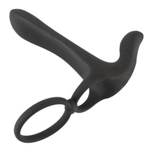 Lade das Bild in den Galerie-Viewer, Penis- und Hodenring mit Vibrator und Vibro-Klitoris-Stimulator

