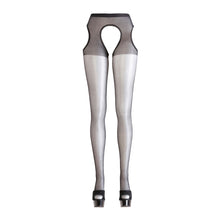Lade das Bild in den Galerie-Viewer, Strumpfhose ouvert S-XL mit Cut out &quot;Bridget&quot;
