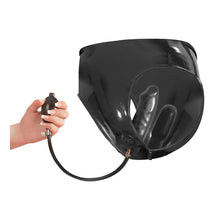 Lade das Bild in den Galerie-Viewer, Latex Dildo-Slip S-XL mit 2 Pumpdildos für vaginal und anal
