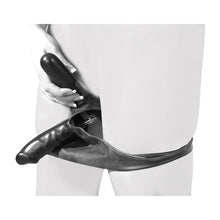 Lade das Bild in den Galerie-Viewer, Latex Dildo-Slip S-XL mit 2 Pumpdildos für vaginal und anal
