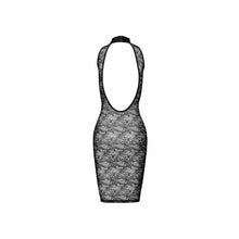 Lade das Bild in den Galerie-Viewer, Damen Spitzenkleid Rückenfrei Schwarz, S-XL "Eden"