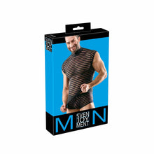 Lade das Bild in den Galerie-Viewer, Netzshirt Herren - Schwarz Transparent M-2XL "Nathan"