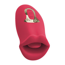 Lade das Bild in den Galerie-Viewer, Auflegevibrator mit Moving-Lips und Vibro-Zunge - 13 cm

