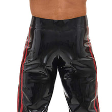 Lade das Bild in den Galerie-Viewer, Herren Latexhose Bootcut mit Seitenstreifen, M-XL "Evan"