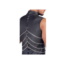 Lade das Bild in den Galerie-Viewer, Shirt aus PU-beschichtetem Material mit Druckknöpfen in Grösse L
