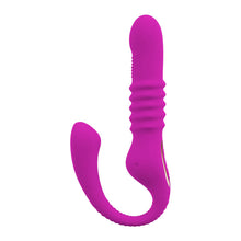 Silikon Sto-Vibrator mit Klopf-Impulsen + Klitoris-Arm - 40cm Bilitas Silikon Sto-Vibrator mit Klopf-Impulsen + Klitoris-Arm - 40cm Bilitas