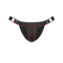 Lade das Bild in den Galerie-Viewer, Herren Jock-String S - 2XL im Matt-Look mit Kontrast-Streifen &quot;Ryker&quot;
