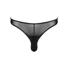 Lade das Bild in den Galerie-Viewer, Netz-String S-XL transparent mit Penishülle &quot;Knox&quot;
