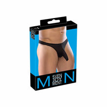 Lade das Bild in den Galerie-Viewer, Netz-String S-XL transparent mit Penishülle &quot;Knox&quot;
