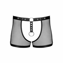 Lade das Bild in den Galerie-Viewer, Netz Pants Herren mit Cockring - Schwarz M-3XL