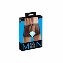 Lade das Bild in den Galerie-Viewer, Netz Pants Herren mit Cockring - Schwarz M-3XL
