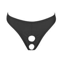 Lade das Bild in den Galerie-Viewer, Herren Rio String M-2XL mit Showmaster Öffnung im Matt-Look &quot;Tobie&quot;
