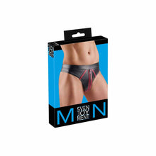 Lade das Bild in den Galerie-Viewer, Wetlook Herren String mit Reißverschluss M-3XL "WS1