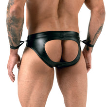 Lade das Bild in den Galerie-Viewer, Herren Jock-Slip M-XL mit abnehmbaren Handfesseln &quot;Hudson&quot;
