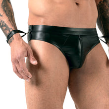 Lade das Bild in den Galerie-Viewer, Herren Jock-Slip M-XL mit abnehmbaren Handfesseln &quot;Hudson&quot;
