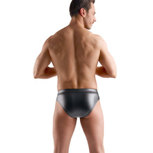Lade das Bild in den Galerie-Viewer, Herren Wetlook Slip mit Netz und Zipper, M-3XL