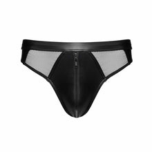 Lade das Bild in den Galerie-Viewer, Herren Wetlook Slip mit Netz und Zipper, M-3XL