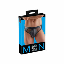 Lade das Bild in den Galerie-Viewer, Herren Wetlook Slip mit Netz und Zipper, M-3XL
