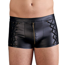 Lade das Bild in den Galerie-Viewer, Herren Pants M - 2XL mit Messing-Zip schwarz &quot;Josip&quot;
