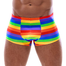 Lade das Bild in den Galerie-Viewer, Herren Pants bunt M - 2XL knackiger Sitz in Regenbogen-Farben
