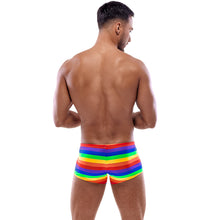 Lade das Bild in den Galerie-Viewer, Herren Pants bunt M - 2XL knackiger Sitz in Regenbogen-Farben
