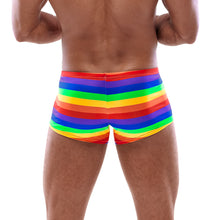 Lade das Bild in den Galerie-Viewer, Herren Pants bunt M - 2XL knackiger Sitz in Regenbogen-Farben
