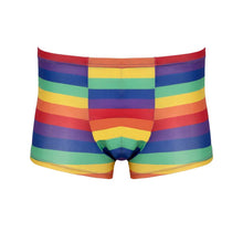 Lade das Bild in den Galerie-Viewer, Herren Pants bunt M - 2XL knackiger Sitz in Regenbogen-Farben
