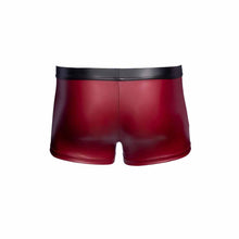 Lade das Bild in den Galerie-Viewer, Rote Mattlook Dessous Shorts für Herren mit Netz und Nieten "PR1