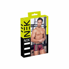 Lade das Bild in den Galerie-Viewer, Rote Mattlook Dessous Shorts für Herren mit Netz und Nieten "PR1