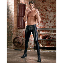 Lade das Bild in den Galerie-Viewer, Herren Hose M-XL im Biker-Look mit Tasche und Nieten &quot;Neo&quot;
