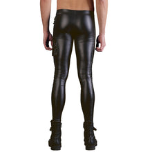 Lade das Bild in den Galerie-Viewer, Herren Hose M-XL im Biker-Look mit Tasche und Nieten &quot;Neo&quot;
