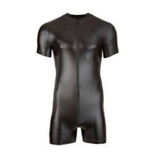 Lade das Bild in den Galerie-Viewer, Herren Body M - XL Wetlook mit 3-Wege-Zip &quot;Mika&quot;
