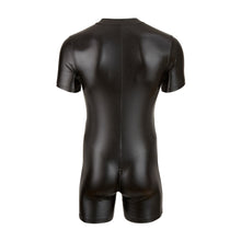 Lade das Bild in den Galerie-Viewer, Herren Body M - XL Wetlook mit 3-Wege-Zip &quot;Mika&quot;
