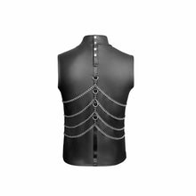 Lade das Bild in den Galerie-Viewer, Mattlook Shirt für Herren mit Ketten und Fesselringen, M-3XL "John"
