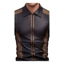 Lade das Bild in den Galerie-Viewer, Herren Wetlook Shirt mit Netz und Reißverschluss, M-2XL "Samuel"