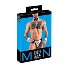 Lade das Bild in den Galerie-Viewer, Herren Servier Set M - XL für Rollenspiele mit Fliege und Manschetten &quot;Enrique&quot;

