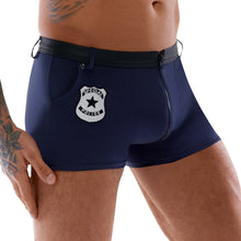Lade das Bild in den Galerie-Viewer, Enge Pants im Polizei Style M-XXL mit Reißverschluss &quot;Police&quot;
