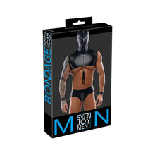 Lade das Bild in den Galerie-Viewer, Kapuzen-Shirt mit String M-XXL Bondage Leine + 2 Fesseln &quot;Jey&quot;
