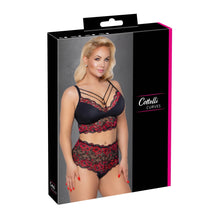 Lade das Bild in den Galerie-Viewer, Soft BH-Set aus Spitze XL-4XL mit High Waist-Bund &quot;Siraba&quot;
