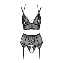 Lade das Bild in den Galerie-Viewer, Elegantes Straps-Set S-XL mit stimulierenden Kettchen &quot;Atira&quot;

