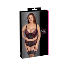 Lade das Bild in den Galerie-Viewer, Straps BH-Set 85C - 95E Cups + String aufknöpfbar &quot;Lene&quot;
