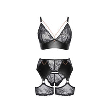 Lade das Bild in den Galerie-Viewer, Straps-Set XL - 3XL Strapsgürtel mit Strumpfbändern "Ireen"