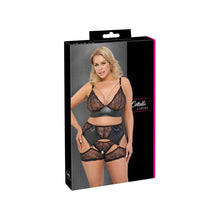 Lade das Bild in den Galerie-Viewer, Straps-Set XL - 3XL Strapsgürtel mit Strumpfbändern "Ireen"