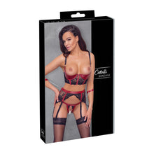 Lade das Bild in den Galerie-Viewer, Hebe Straps-Set S-XL mit 6 Strapsen, Fesseln abnehmbar &quot;Fire&quot;

