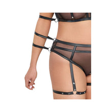 Lade das Bild in den Galerie-Viewer, Top und Straps-Slip XL - 3XL mit Druckknöpfen transparent "Mirea"