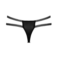 Lade das Bild in den Galerie-Viewer, Edler Damen String ouvert S-L zarte Eyelash-Spitze mit Strass &quot;Irina&quot;

