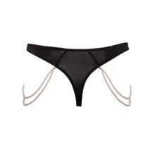Lade das Bild in den Galerie-Viewer, Damen String S-L kostbare Stickerei-Spitze mit Perlenketten &quot;Rachel&quot;
